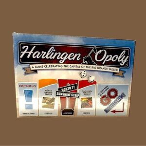 Harlingen-Opoly Board Game - Blue and Red Edition